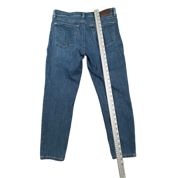 Lucky Brand Jeans Women's Blue Mid Rise Ava Crop Denim Size 8 - Picture 6 of 11